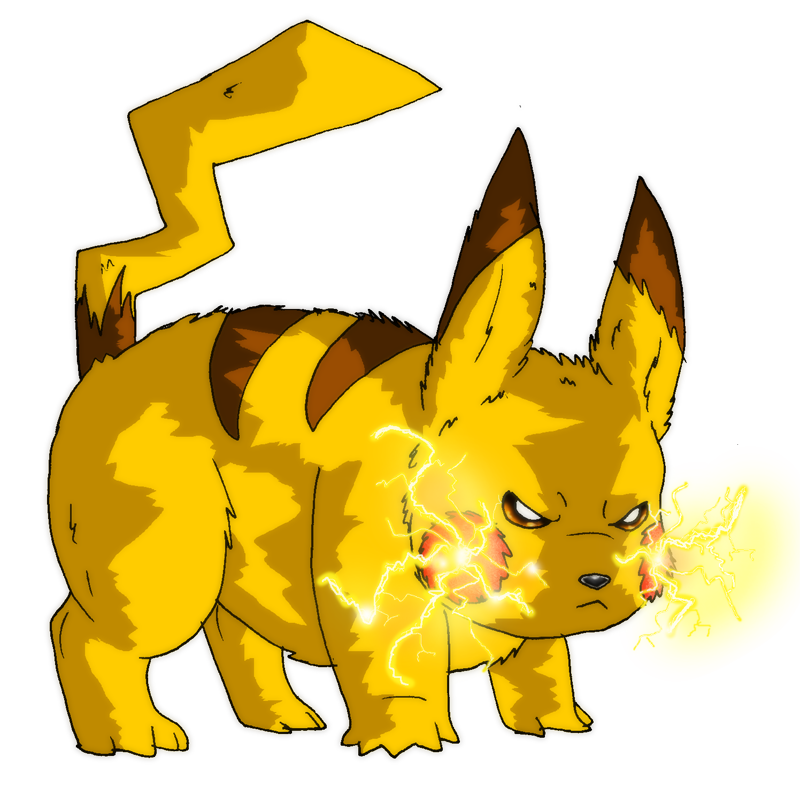 Angry Pikachu Transparent PNG Image
