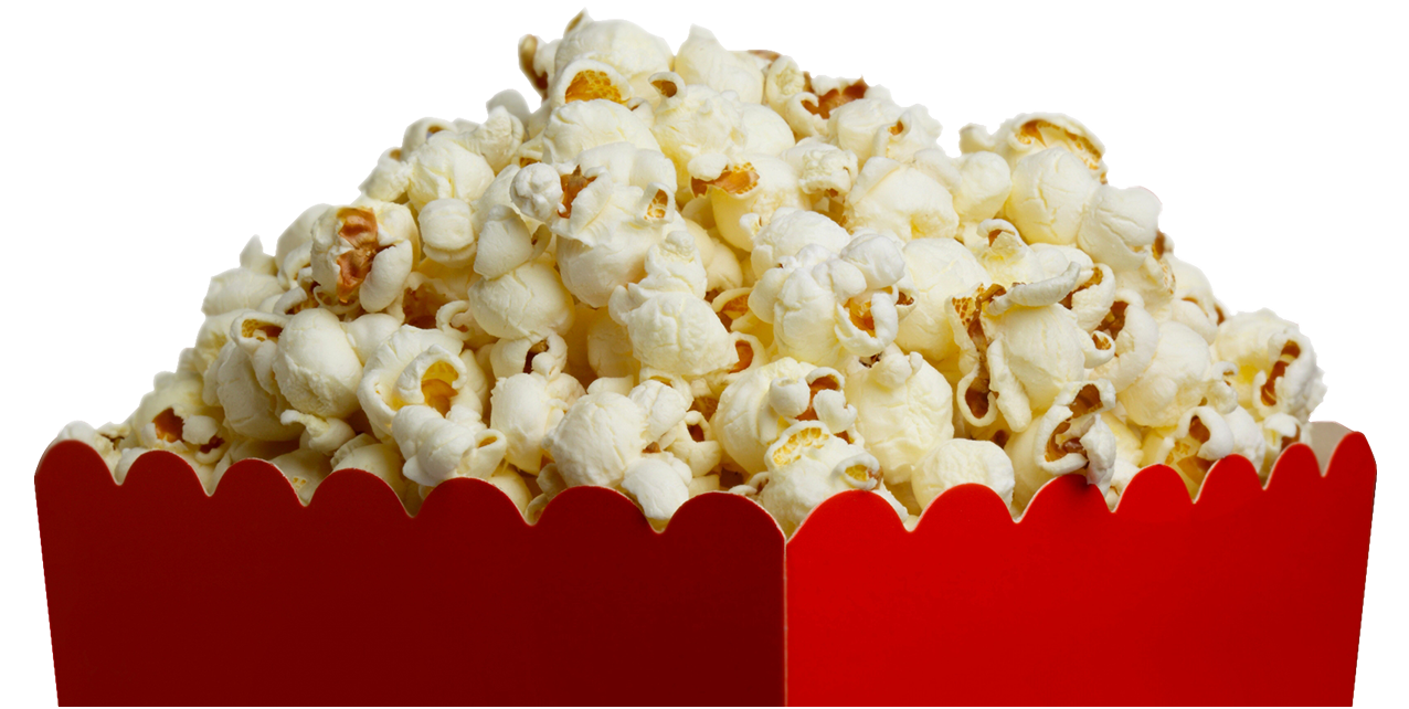Popcorn Background Transparent PNG Image