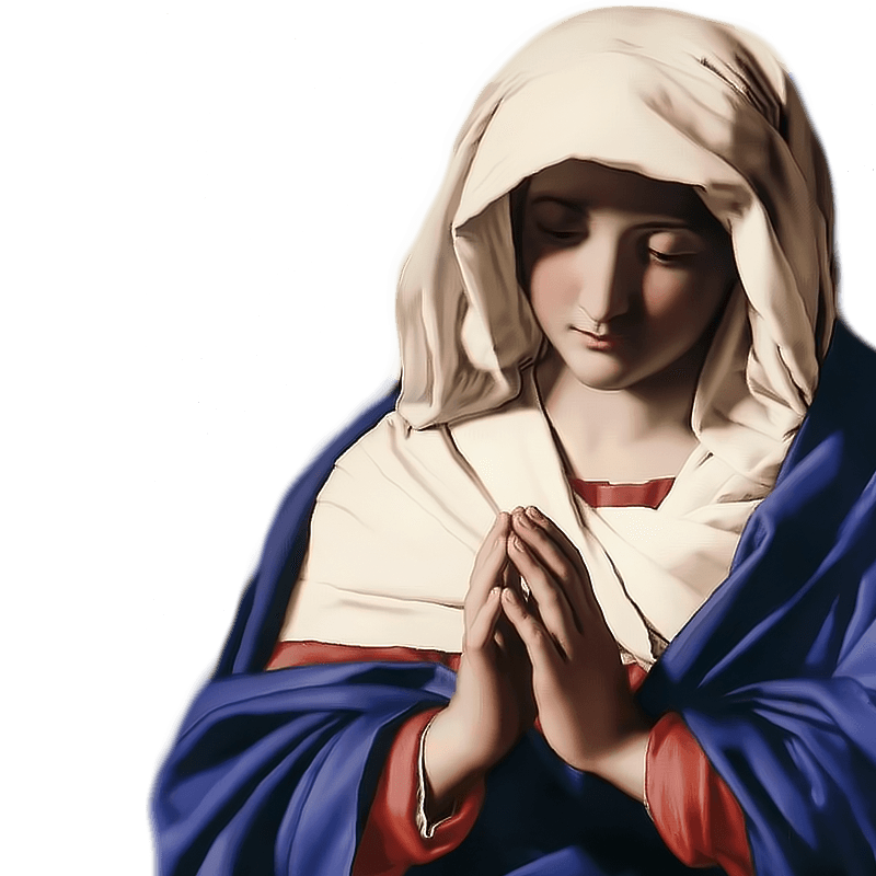 Catholic Girl Praying Transparent PNG Image