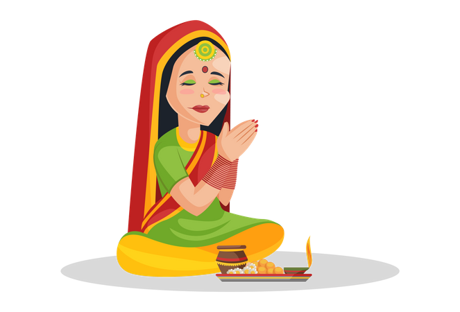 Girl Praying Transparent PNG Image