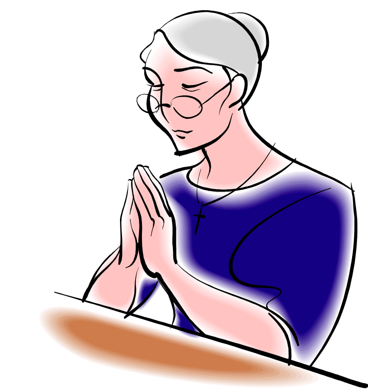 Girl Praying Transparent PNG Image
