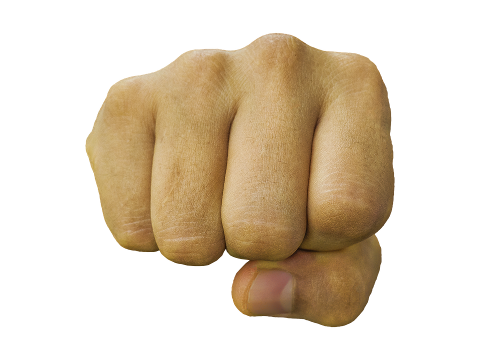 Force Punch Hand Transparent PNG Image