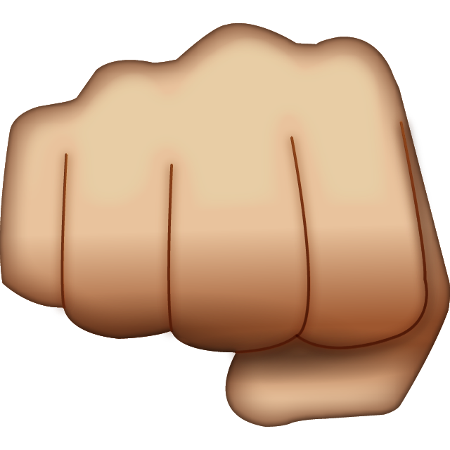 Punch Hand Transparent PNG Image