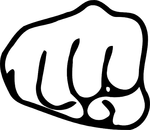 Punch Hand Transparent PNG Image