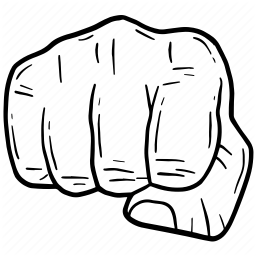 Punch Hand Transparent PNG Image