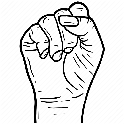 Punch Power Hand Transparent PNG Image