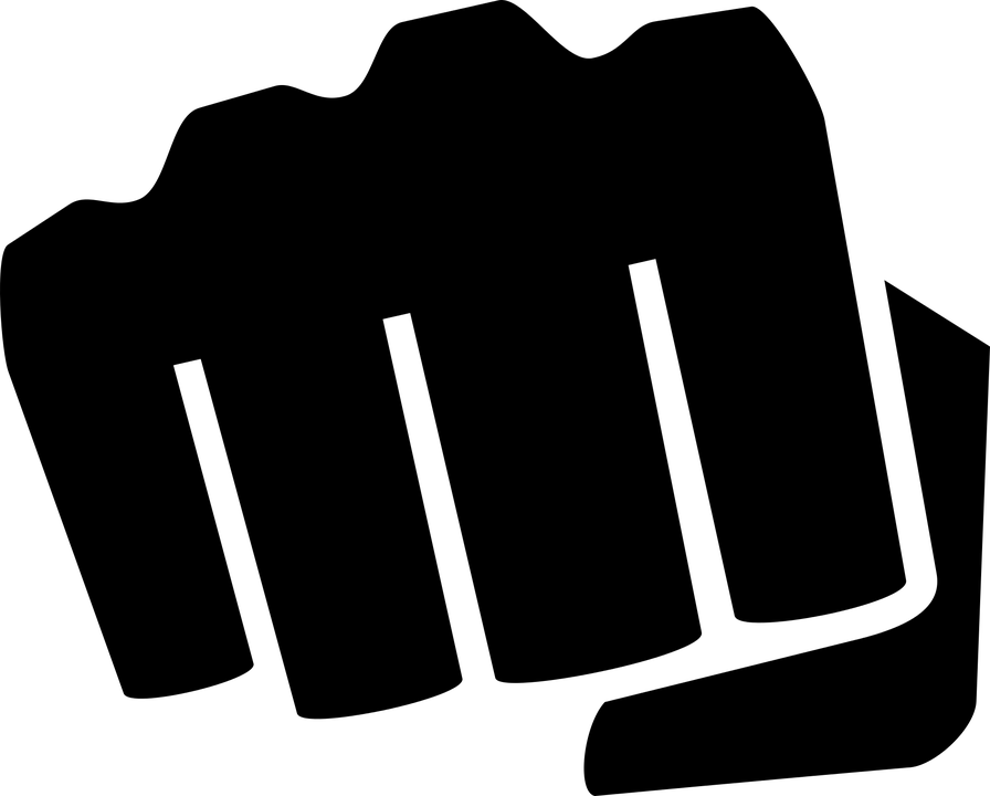 Vector Punch Hand Transparent PNG Image