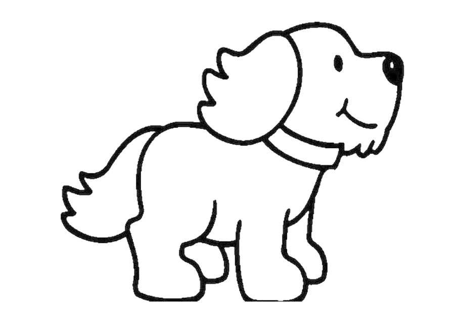 And White Puppy Black Transparent PNG Image