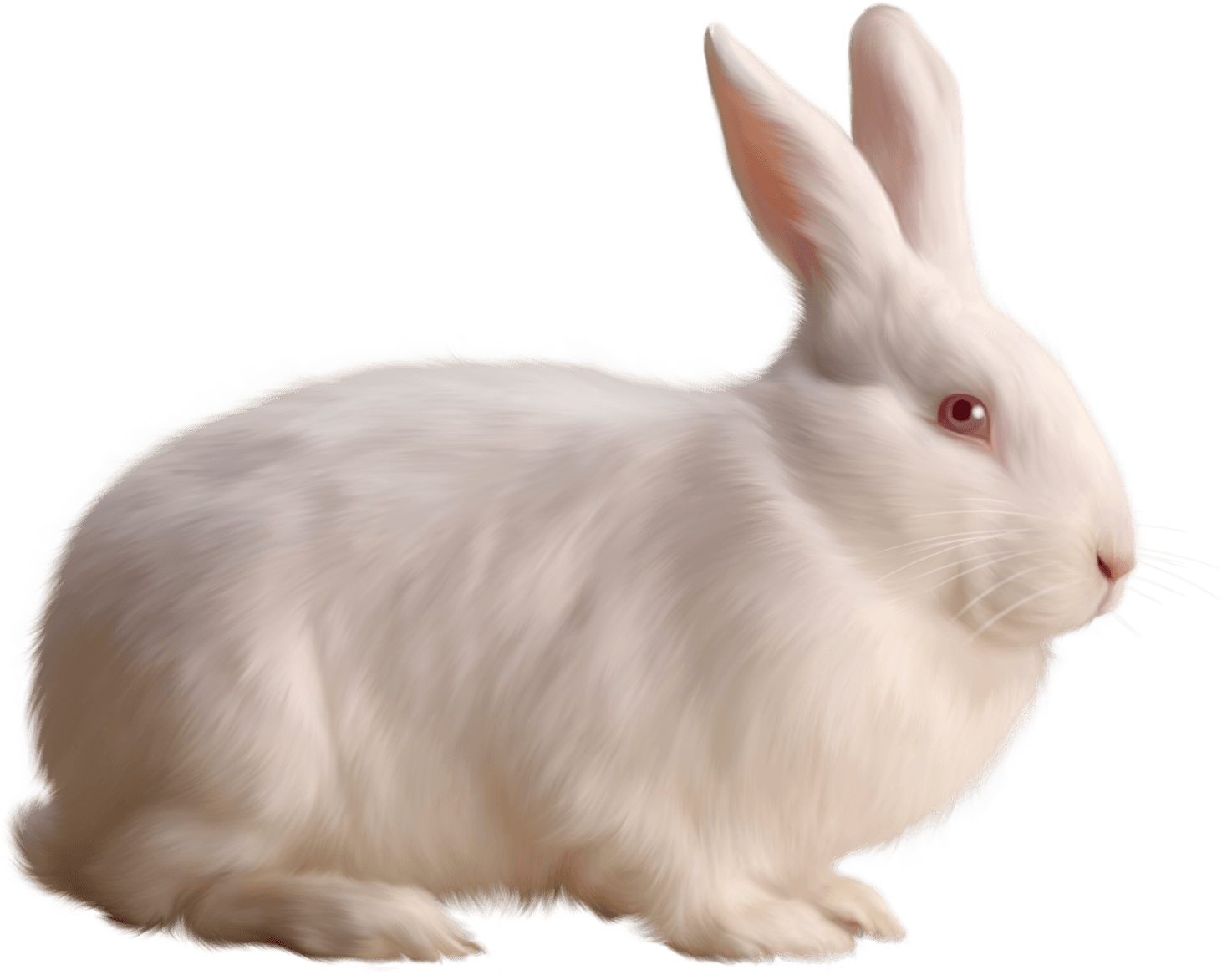 White Rabbit Transparent PNG Image