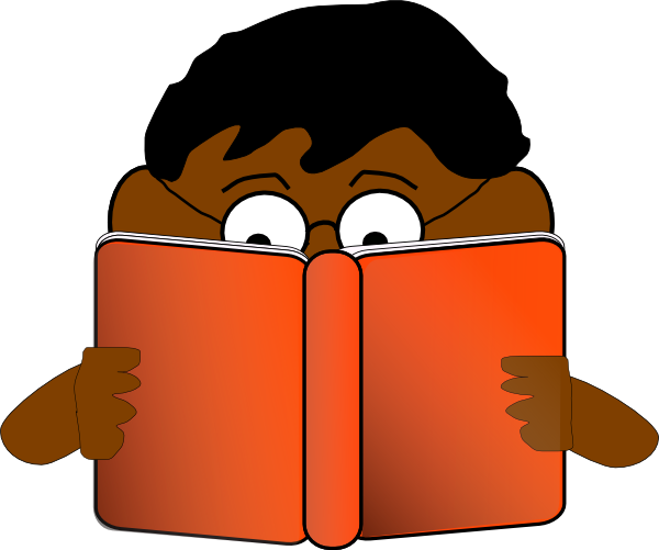 Boy Reading Book Transparent PNG Image
