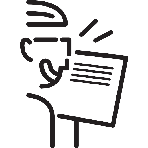 Reading Silhouette Transparent PNG Image