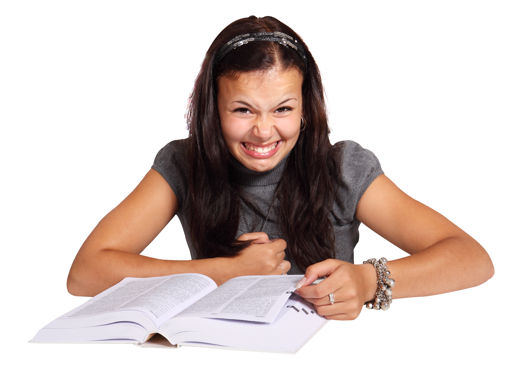 Woman Reading Transparent PNG Image