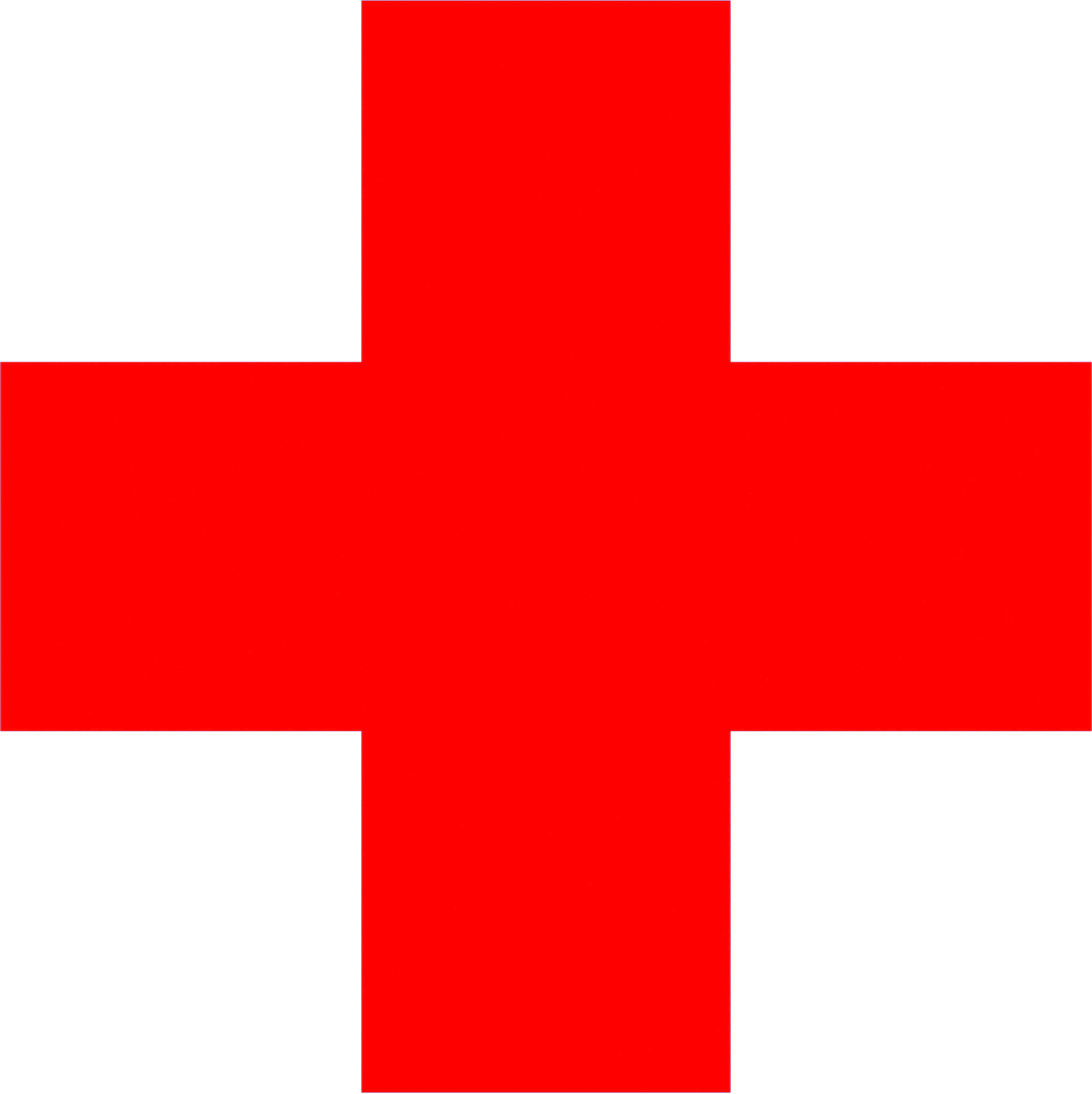 Red Cross Transparent PNG Image