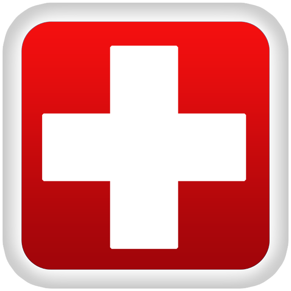 Red Cross Transparent PNG Image