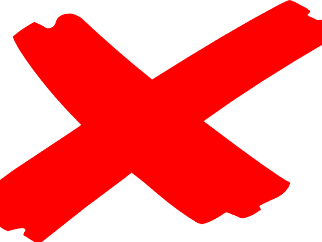 Cross Mark Transparent PNG Image