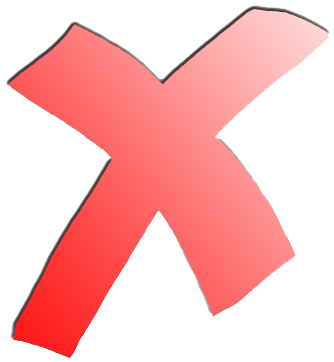 Red Cross Mark Transparent PNG Image
