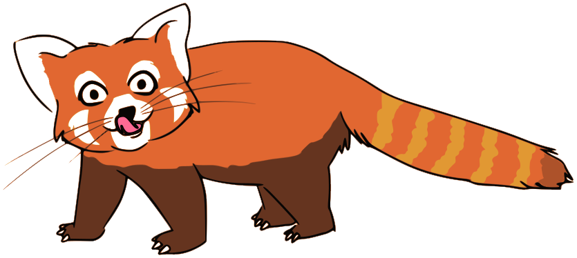 Red Panda Transparent PNG Image
