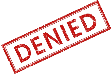 Rejected Stamp Transparent PNG Image
