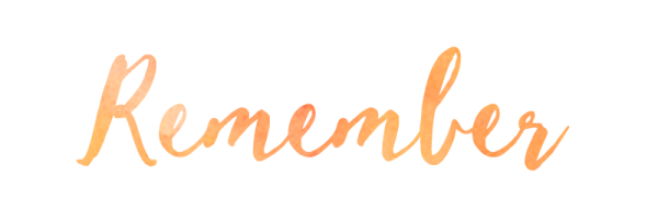 Remember Transparent PNG Image