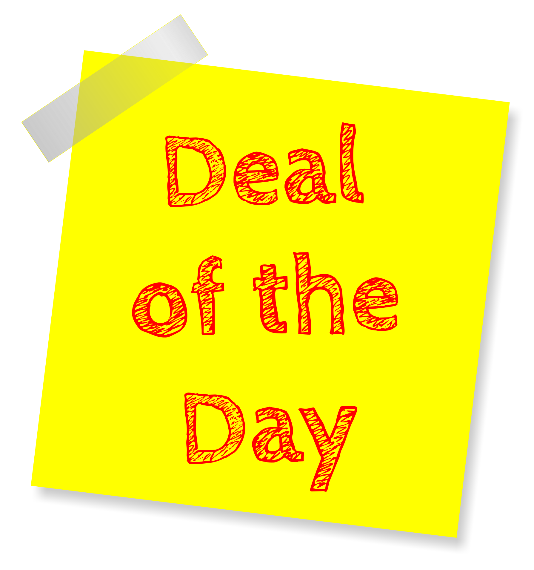 Note Promotion Sales Deal Sticky Transparent PNG Image