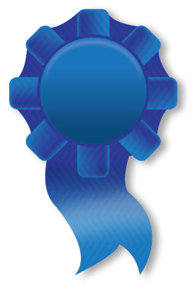Blue Ribbon Transparent PNG Image