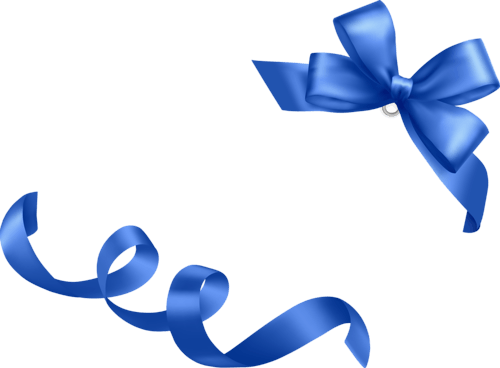 Blue Ribbon Transparent PNG Image