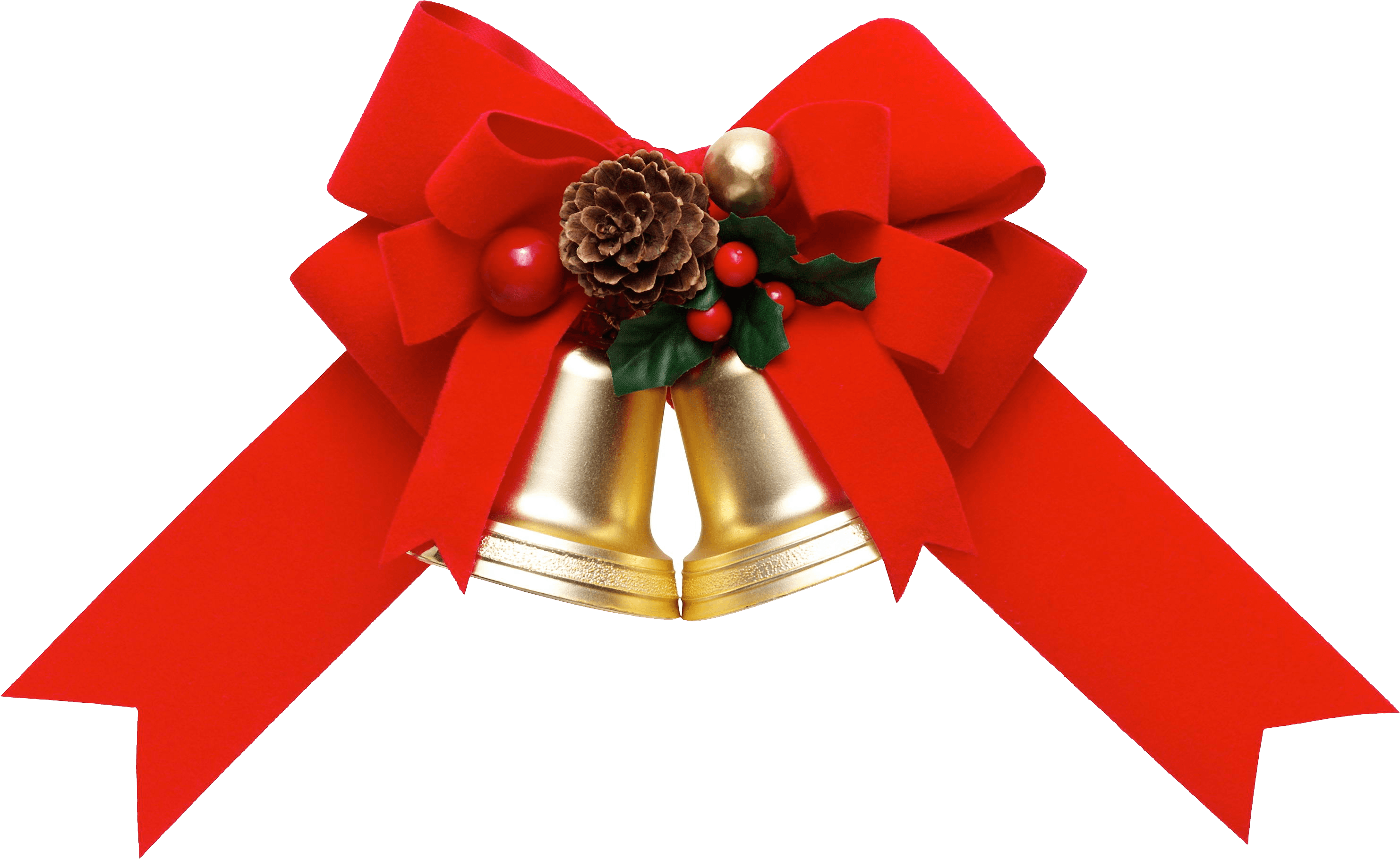 Christmas Ribbon Transparent PNG Image