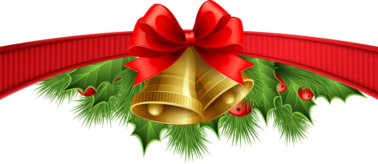 Christmas Ribbon Transparent PNG Image