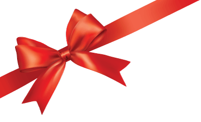 Red Gift Ribbon Transparent PNG Image