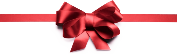 Gift Bow Ribbon Background Transparent PNG Image