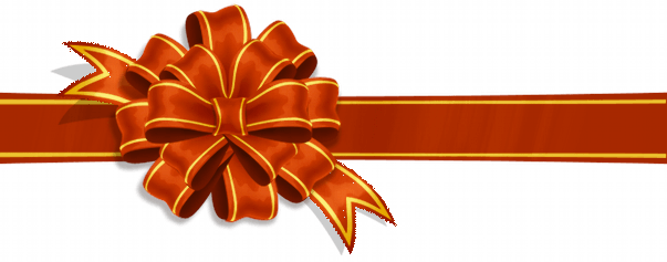 Red Gift Ribbon Transparent PNG Image