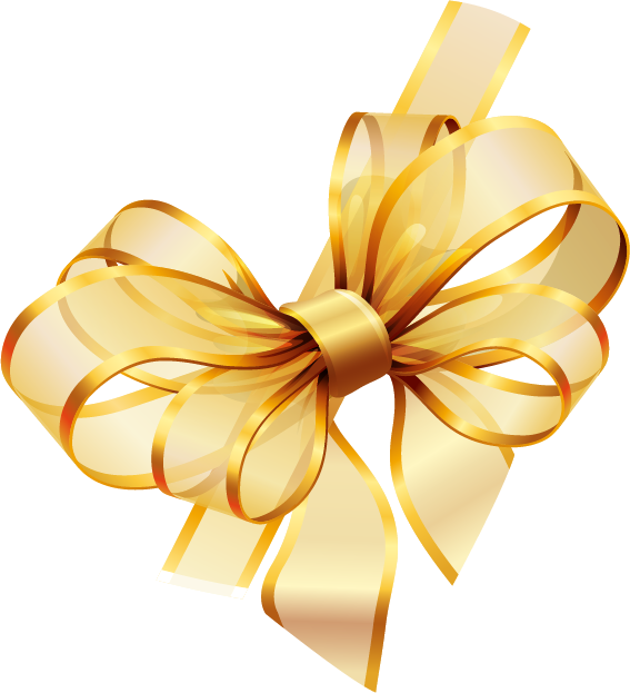 Ribbon Gold Transparent PNG Image