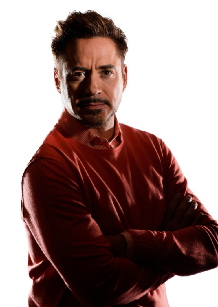 Robert Downey Jr Background Transparent PNG Image
