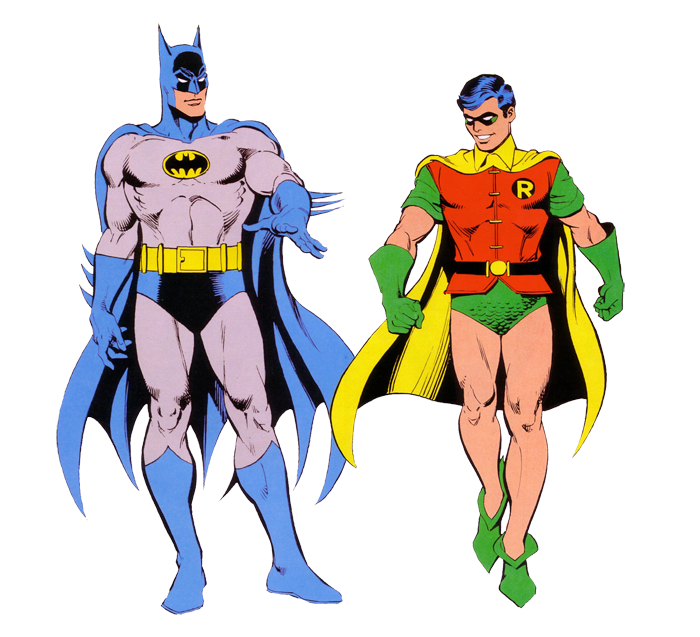 Batman And Robin Transparent PNG Image