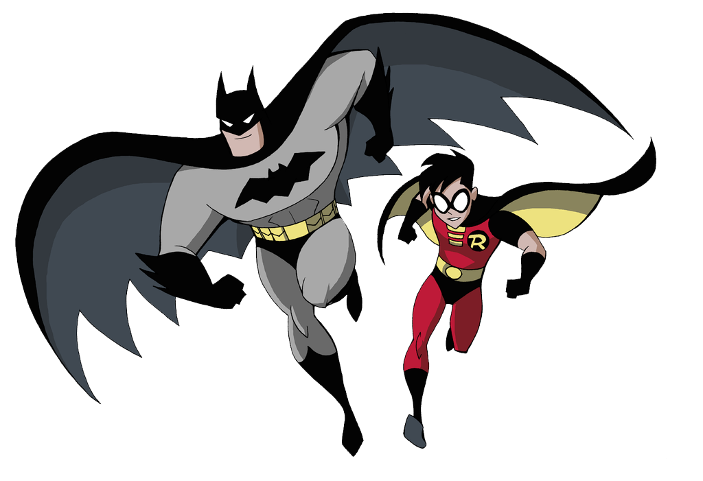 Batman And Robin Background Transparent PNG Image