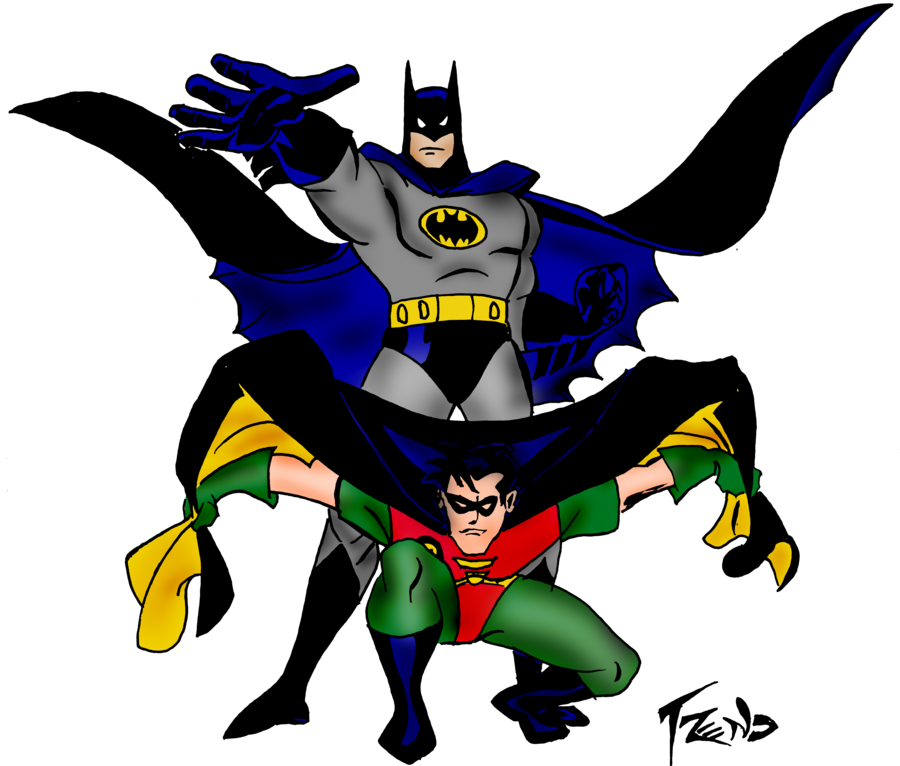 Batman And Robin Transparent PNG Image