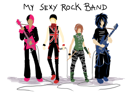 Rock Band Background Transparent PNG Image