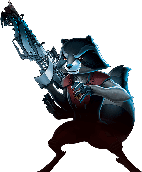 Raccoon Cartoon Rocket Transparent PNG Image