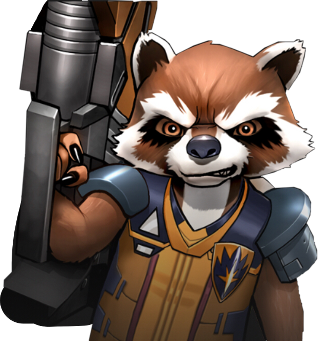 Raccoon Rocket Marvel Transparent PNG Image