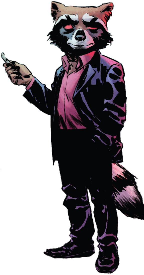 Raccoon Rocket Marvel File Transparent PNG Image
