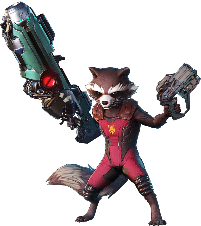 Raccoon Rocket Marvel Transparent PNG Image