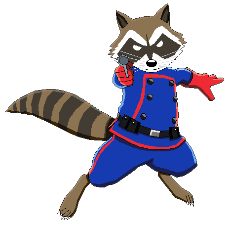 Rocket Raccoon Transparent PNG Image