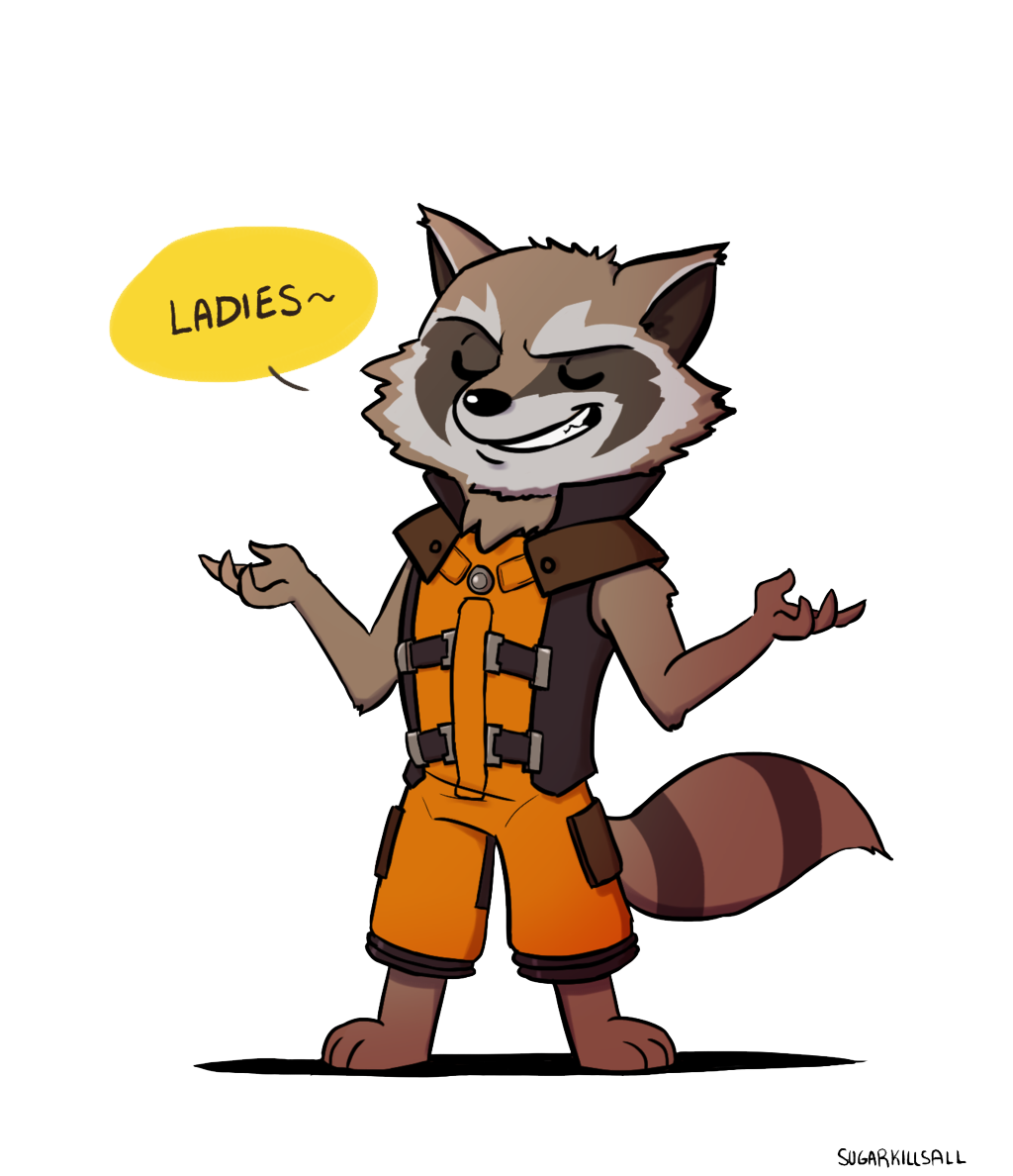 Rocket Raccoon Transparent PNG Image