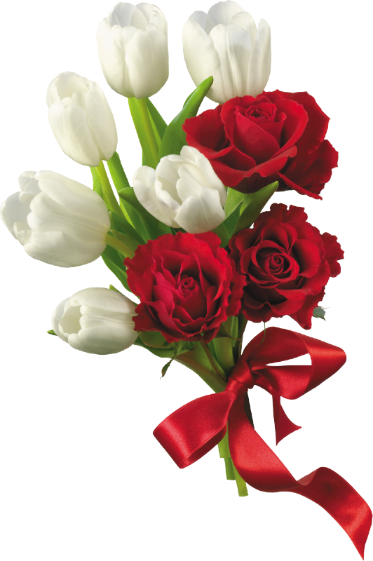 Bouquet Fresh Rose Transparent PNG Image