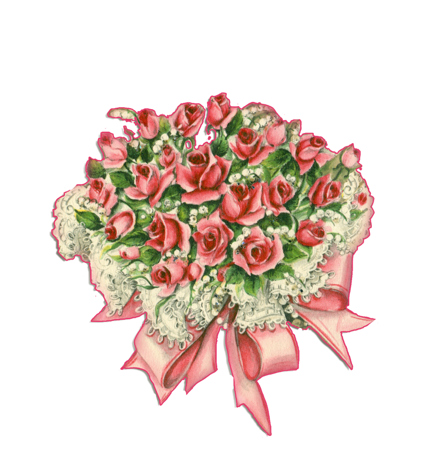 Bouquet Fresh Rose Transparent PNG Image