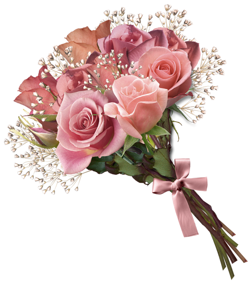 Bouquet Rose Transparent PNG Image