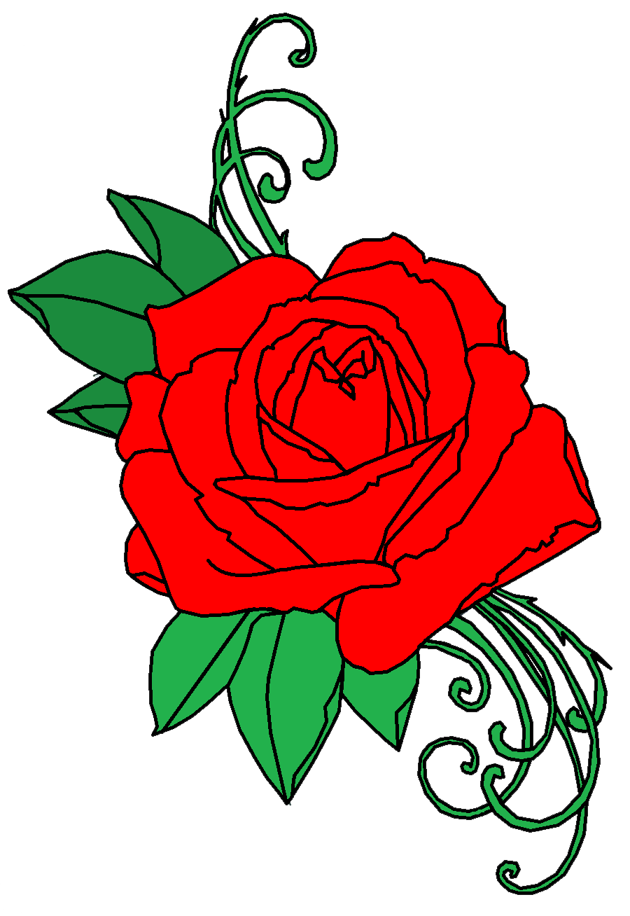 Rose Tattoo File Transparent PNG Image