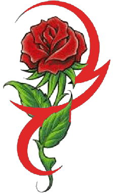 Rose Tattoo Transparent PNG Image