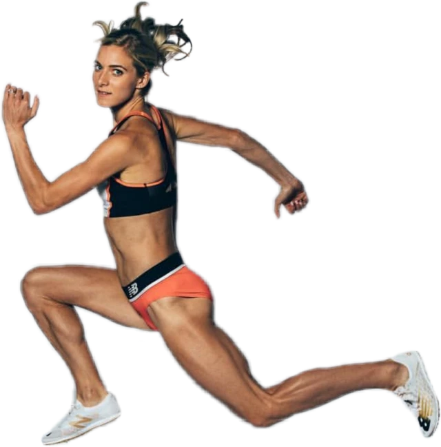 Running Athlete Female Transparent PNG Image