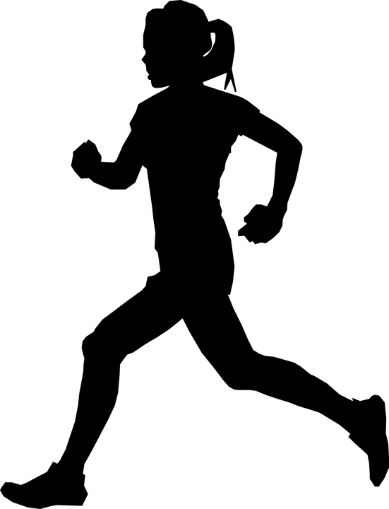 Running Athlete Female Transparent PNG Image